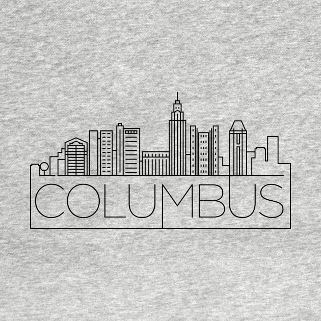 Columbus Minimal Skyline by kursatunsal